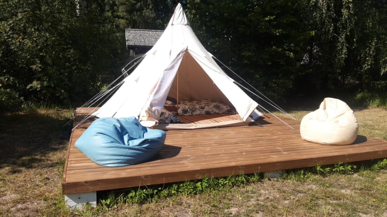 Glamping Fluffy Horns - Glempings Pukainie Ragi Hotel Plienciems Luaran gambar