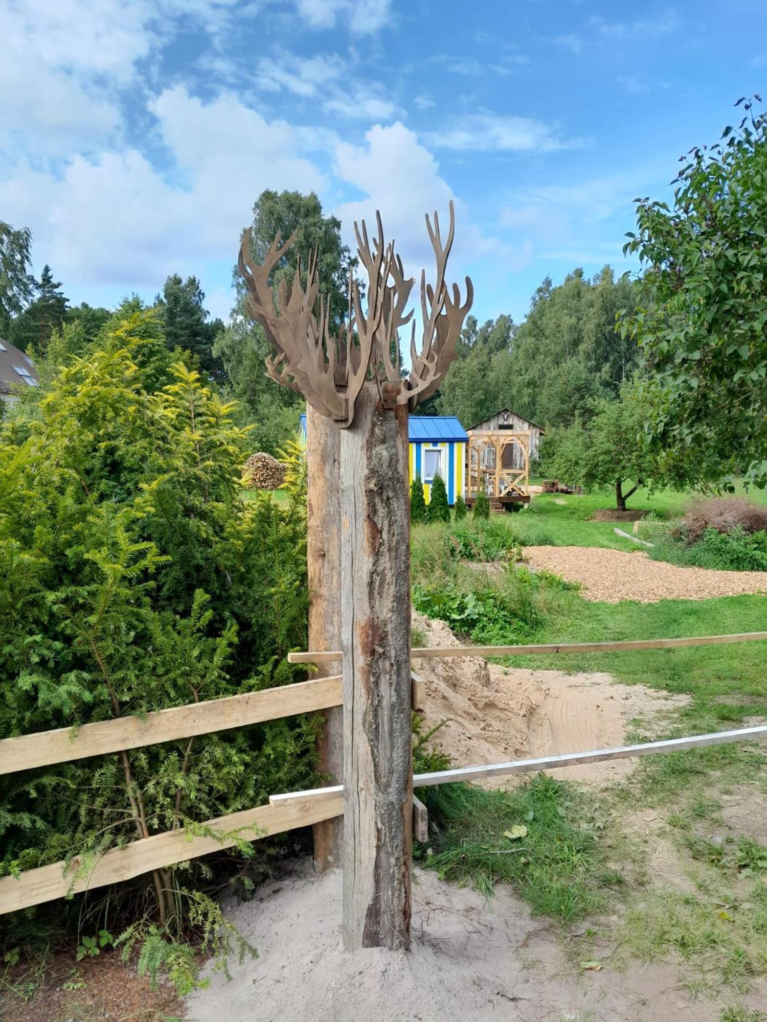 Glamping Fluffy Horns - Glempings Pukainie Ragi Hotel Plienciems Luaran gambar