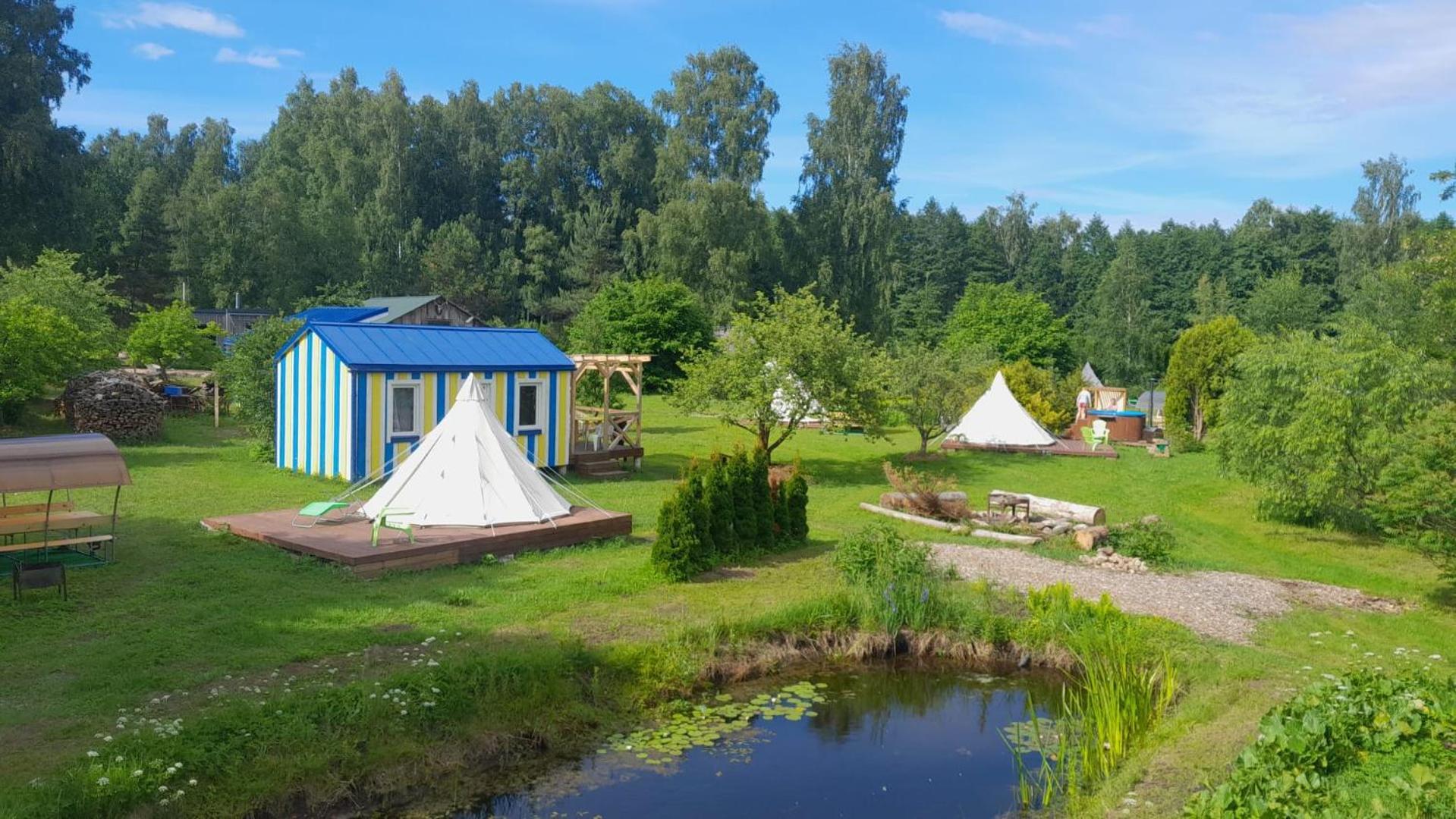 Glamping Fluffy Horns - Glempings Pukainie Ragi Hotel Plienciems Luaran gambar
