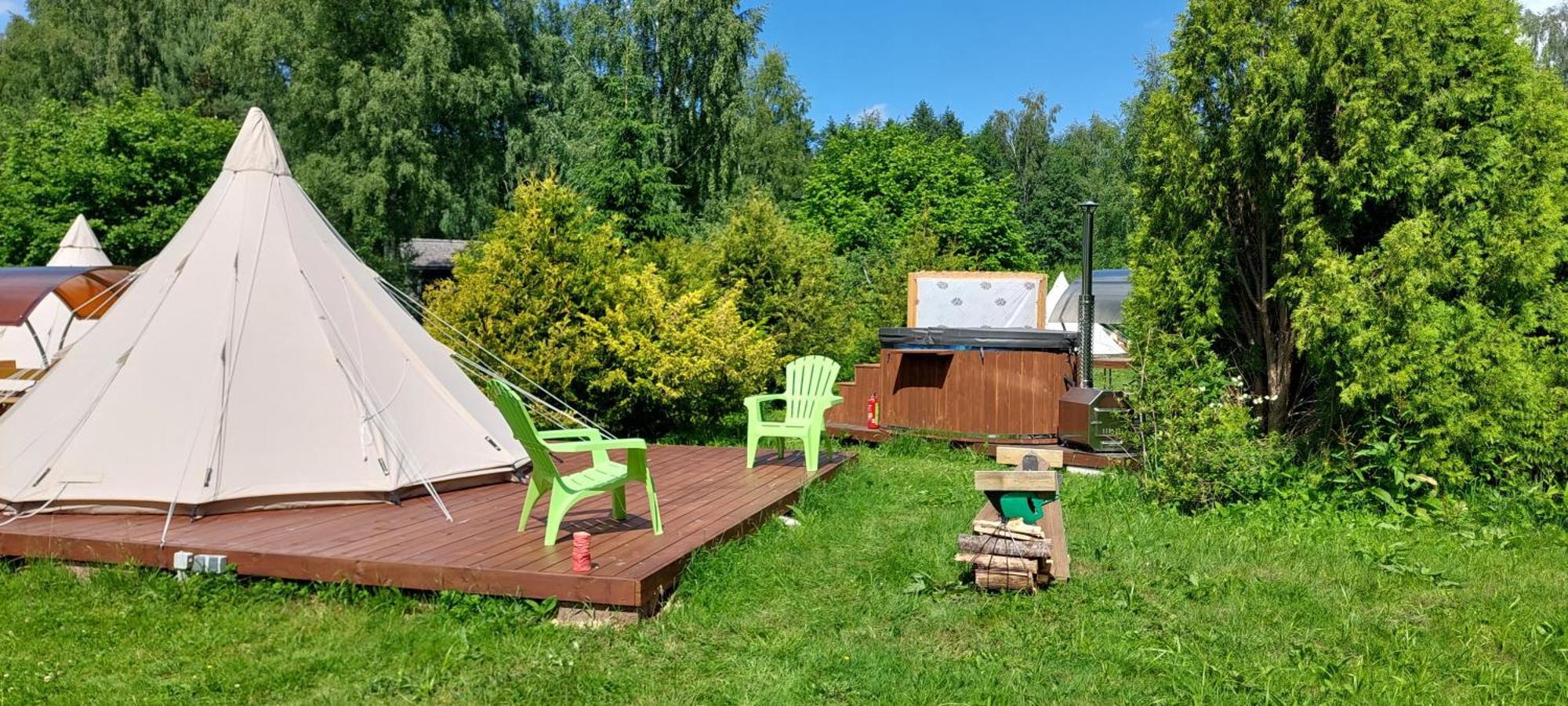 Glamping Fluffy Horns - Glempings Pukainie Ragi Hotel Plienciems Luaran gambar